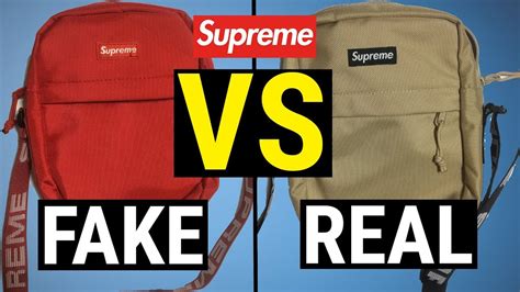 supreme ss18 shoulder bag real vs fake|genuine supreme vs false.